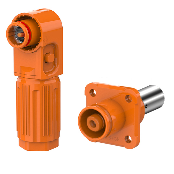 EW Crimp Socket Orange Positive IP67 Waterproof 150A Rotatable Energy Storage Connector