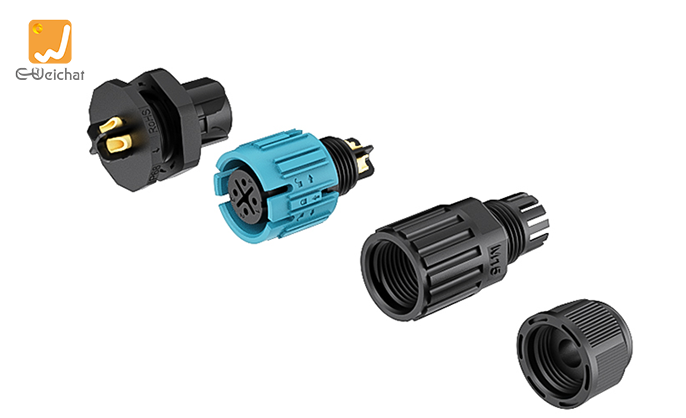 M15MF-4P Outdoor Electrical Cable Connectors