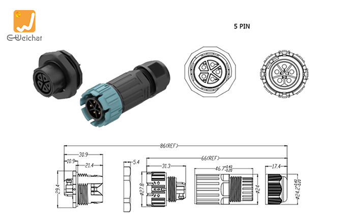 EW-M23MP-5芯前置面板(防水圈8.5mm)sku en.jpg