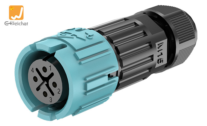 M15MF-4P Waterproof Cable Connector