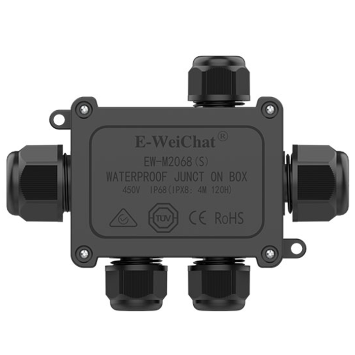 2068S-5T Straight Through IP68 Waterproof Junction Box