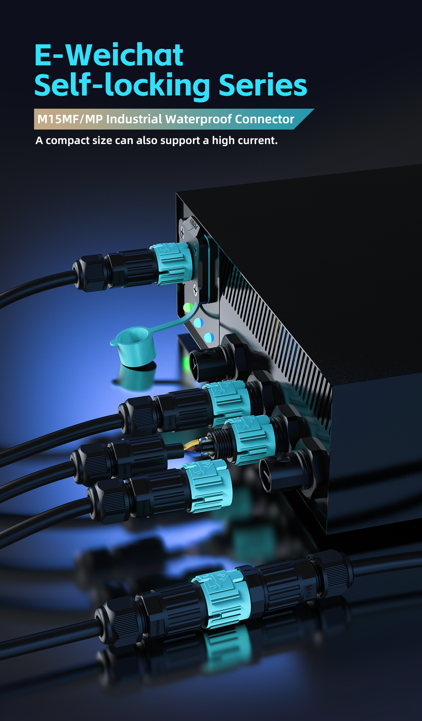 M15 Circular Plug Connector