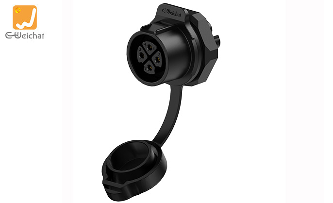 LP20-4P Panel Mount Power Connector