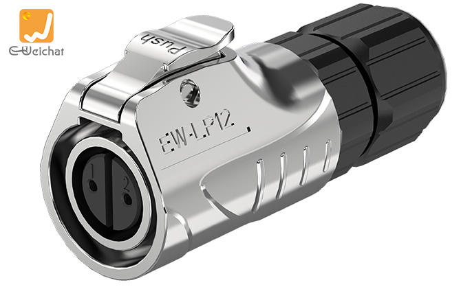 LP12-2P Panel Mount Power Connector