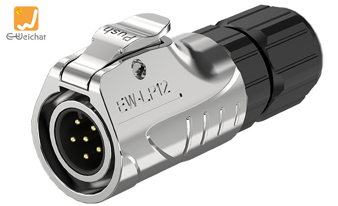 LP12-6P Waterproof M12 Connector
