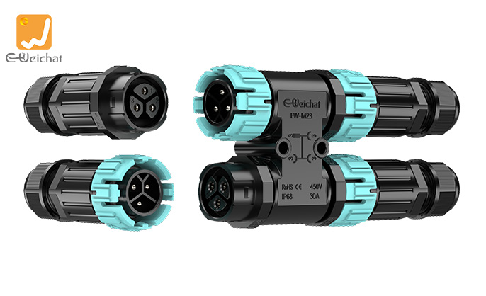 M23Y-3P-H Cable Connectors Waterproof