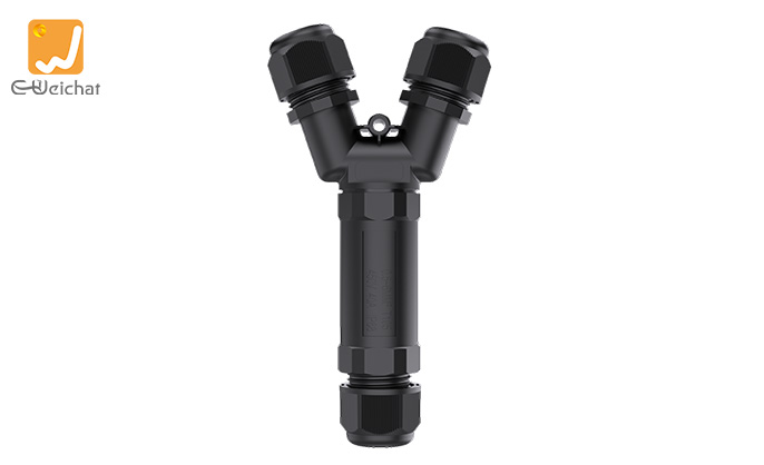 M25Y-2P Y Shaped Outdoor Waterproof Connectors