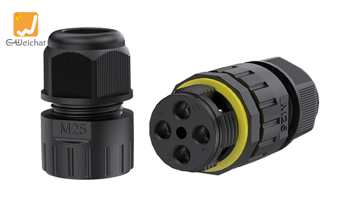 M25-4P Screw Waterproof Wire Connector