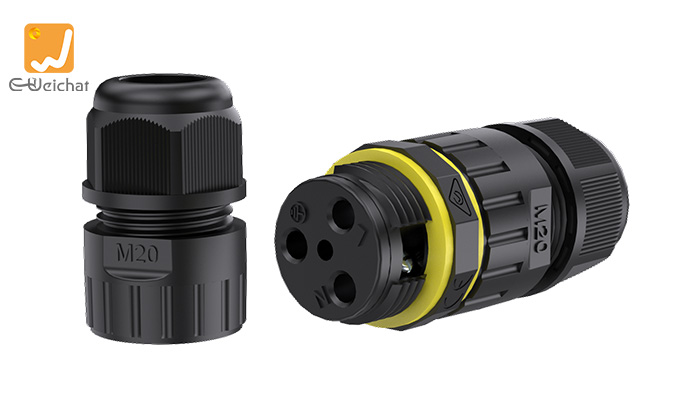M20-2P Waterproof Cable Connector