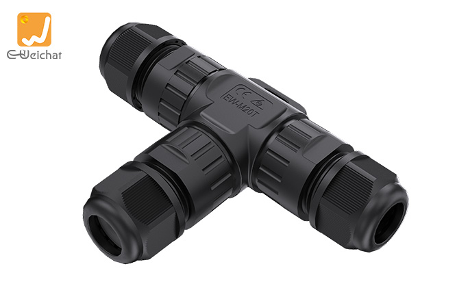 M20T-3P-YB Waterproof Outdoor Cable Connector