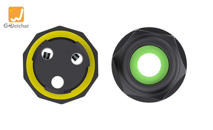 M16-2P Waterproof Outdoor Cable Connector