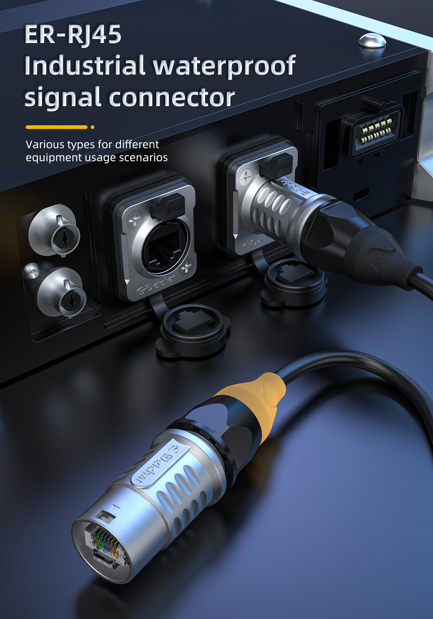 Waterproof RJ45 Connector 