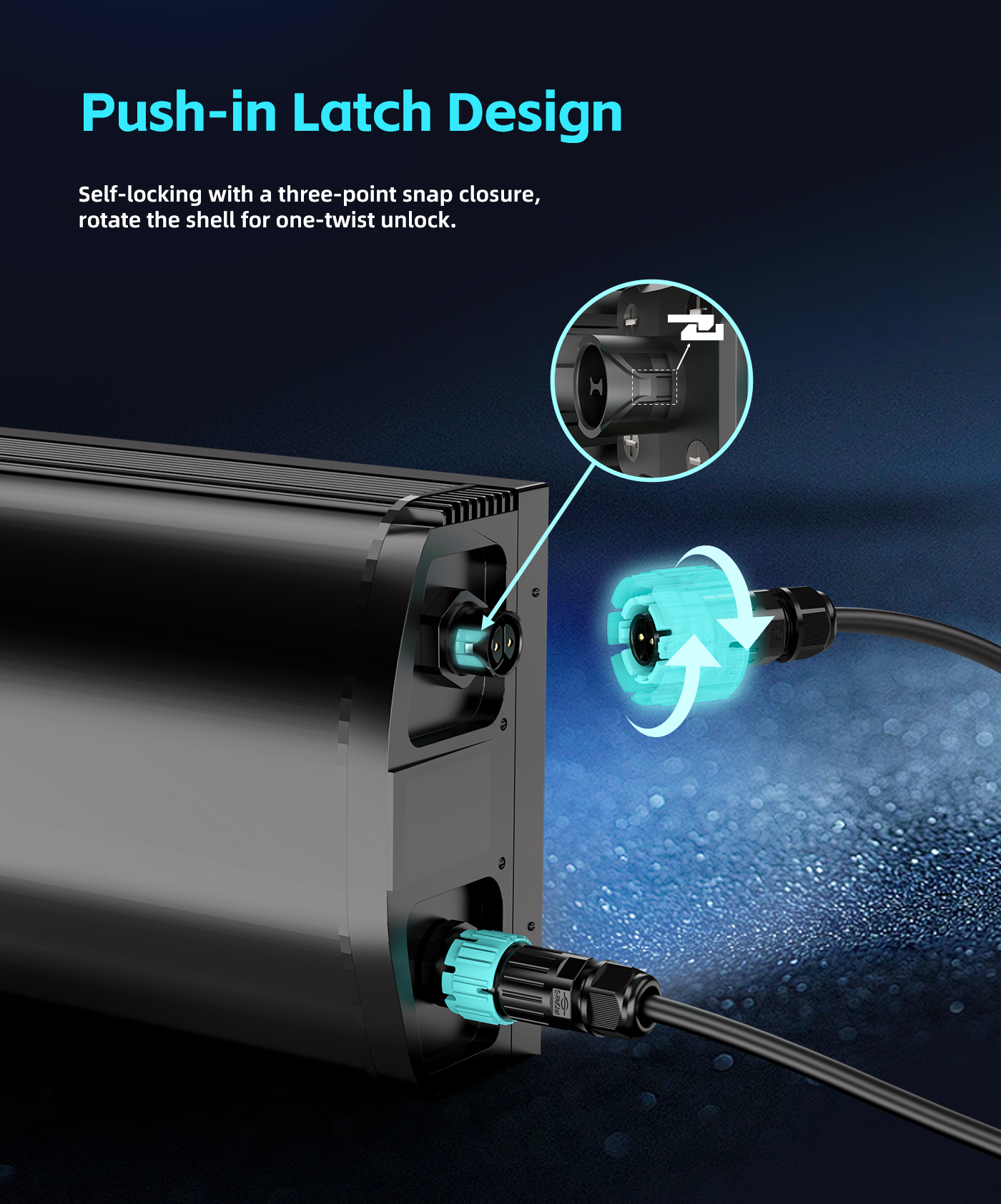 M19 outdoor electrical cable connectors
