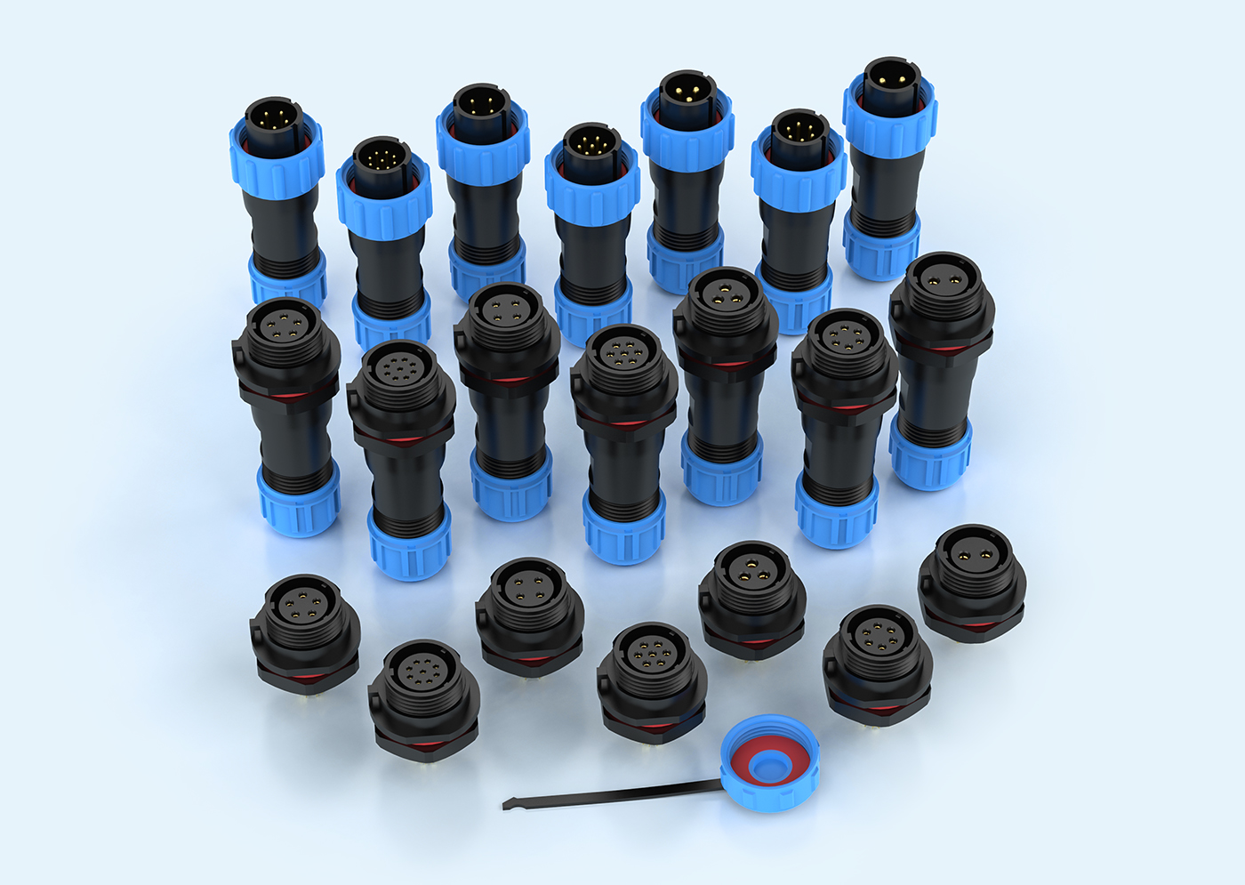 Circular Plug Connector