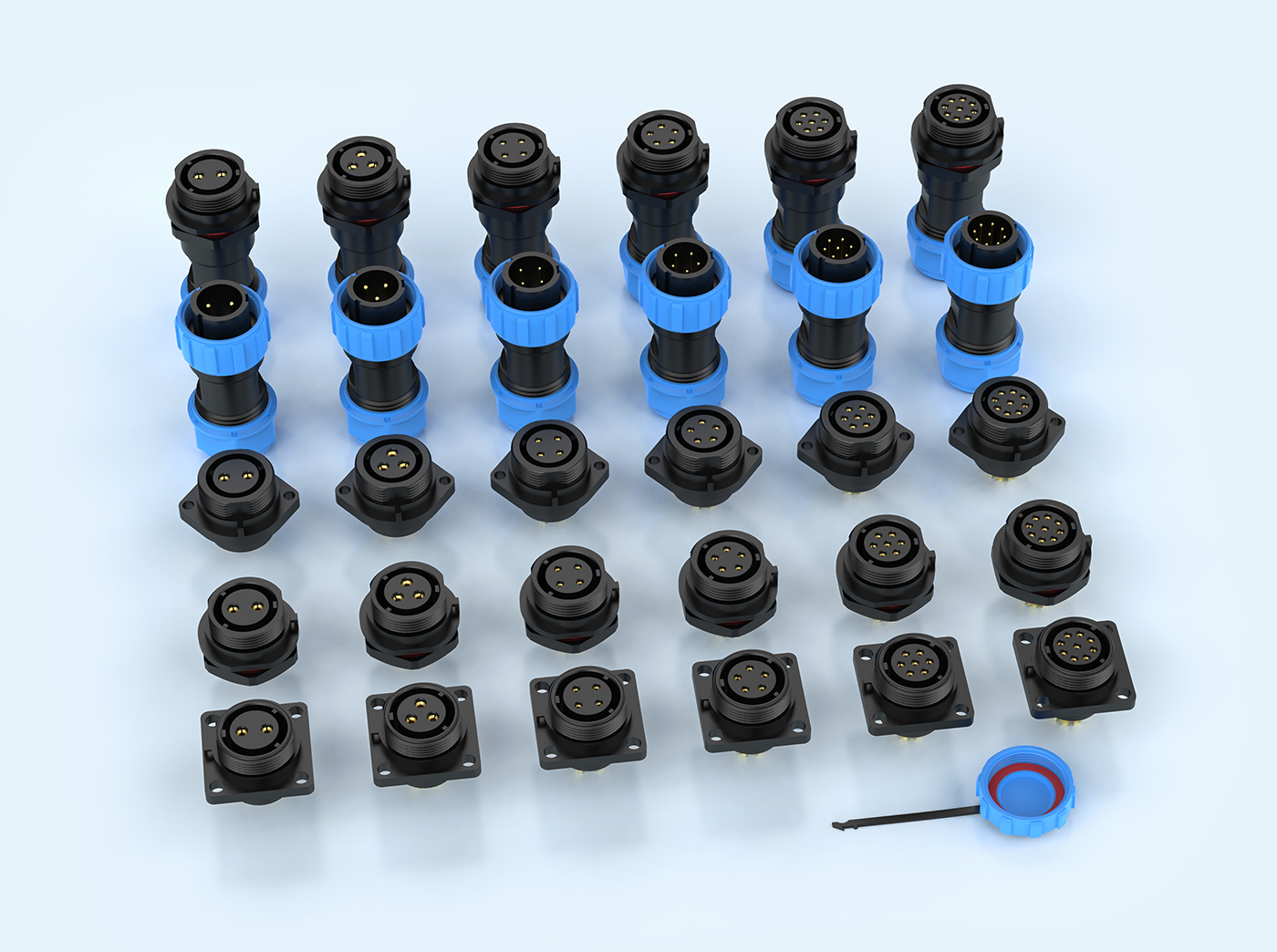 Circular Plug Connector