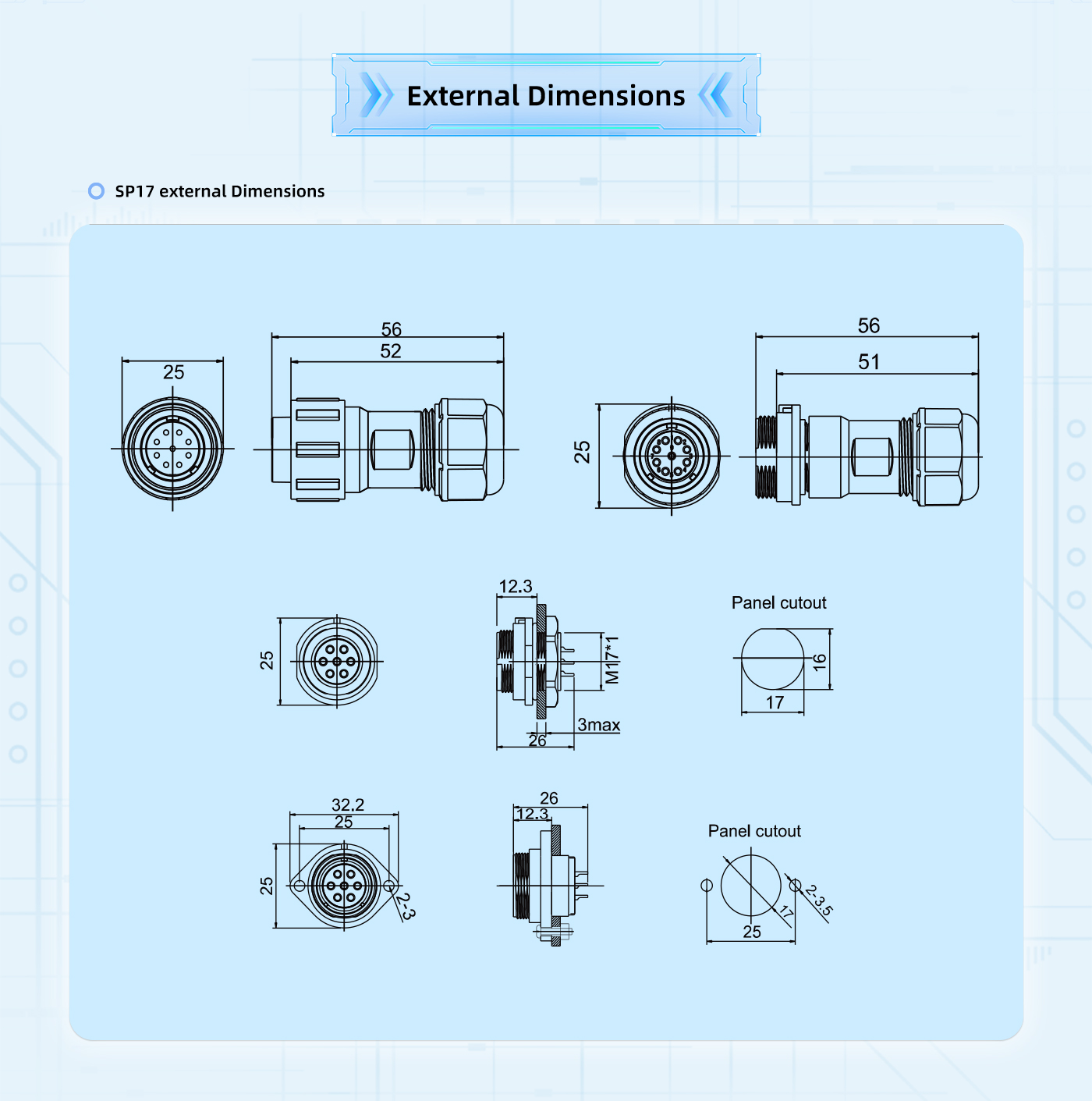 Circular Plug Connector 