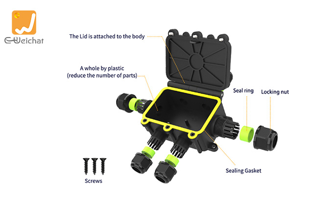 Waterproof IP68 External Junction Box