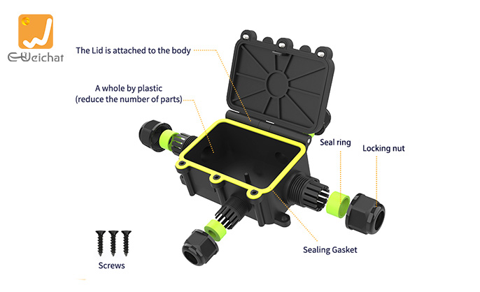 Junction Box Cable Connector IP68